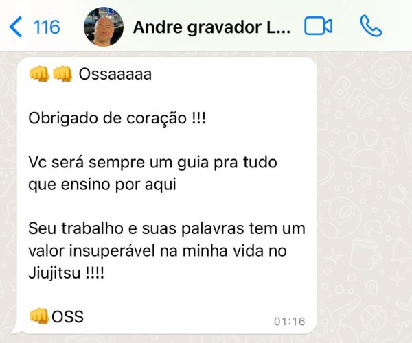 Depoimento André Gravador